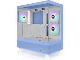Thermaltake - View 270 Plus SR TG ARGB Mid Tower, 360mm Rad, 420mm GPU, Hydrangea Blue, CA-1Y7-00MFWN-06 - Hydrangea Blue