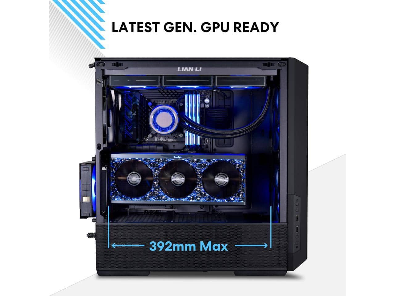 Lian Li LANCOOL 216RX Black Steel Tempered Glass ATX Mid Tower