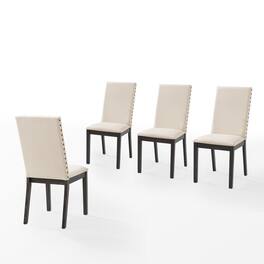 Crosley Furniture - Hayden 4-Piece Upholstered Dining Chair Set - Gray