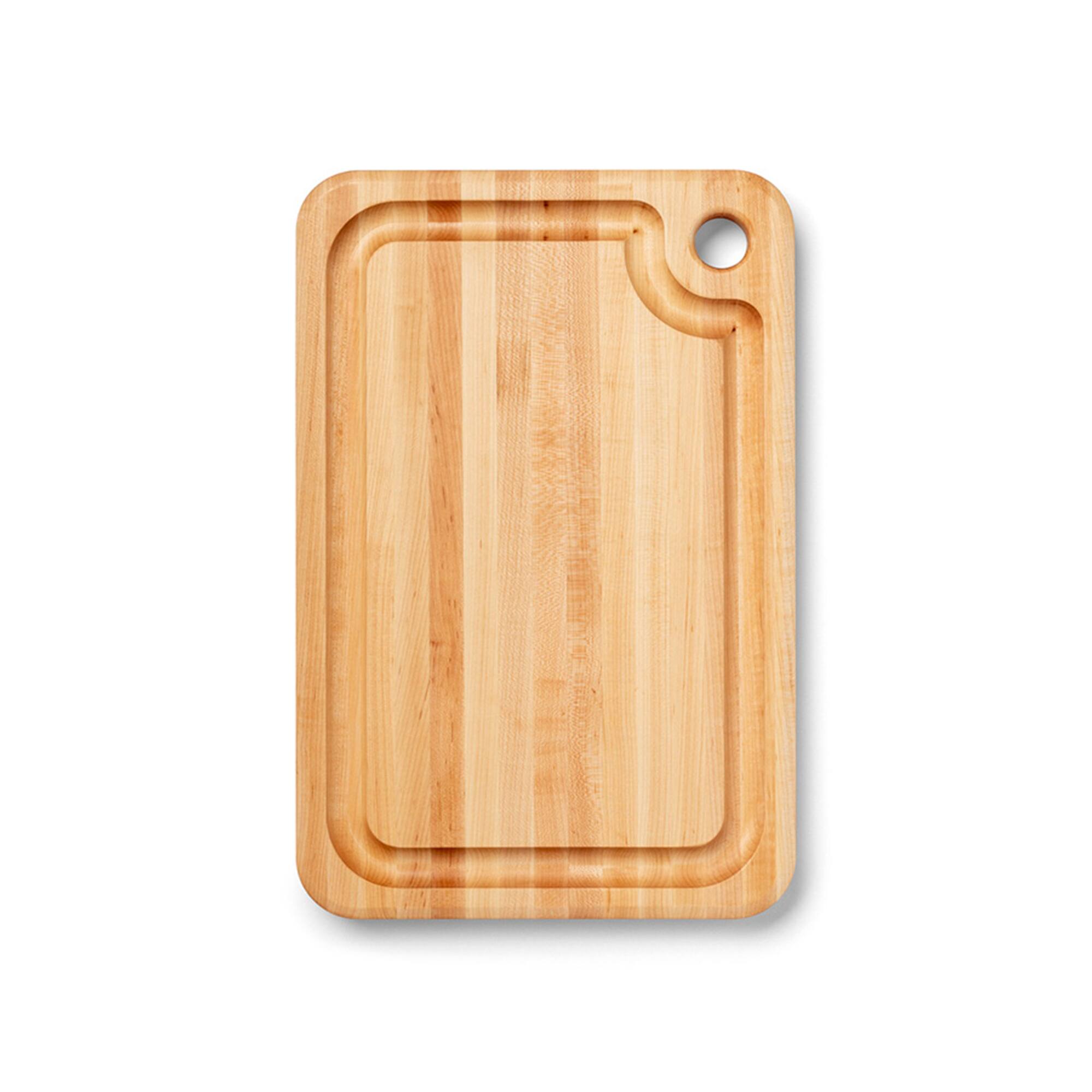 John Boos - Prestige Wood Edge Grain Kitchen Cutting Board,18" x 12" x 1.25" - Maple