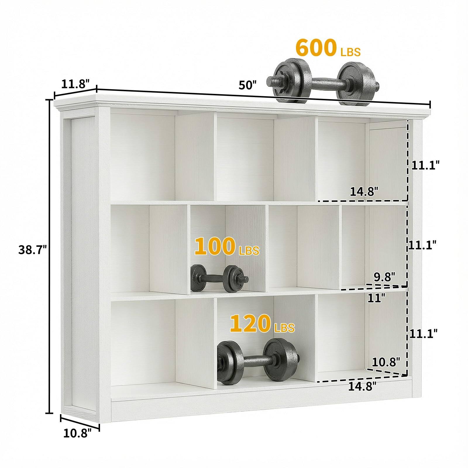 600 LBS  
11.8"  
50"  
11.1"  
14.8"  
38.7"  
100 LBS  
11.1"  
9.8"  
11"  
11.1"  
120 LBS  
11"  
10.8"  
14.8"  
10.8"