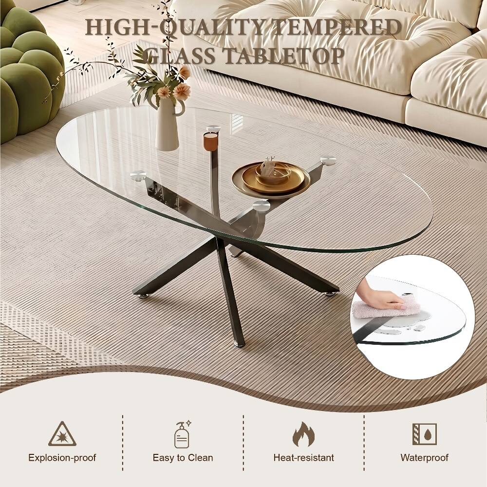 HIGH-QUALITY TEMPERED GLASS TABLETOP

- Explosion-proof
- Easy to Clean
- Heat-resistant
- Waterproof