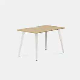 Branch Furniture - Office Desk 48" x 24" - Woodgrain/White