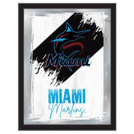 Holland Bar Stool Co. - Miami Marlins 17 x 22" Wall Mirror - Multicolor