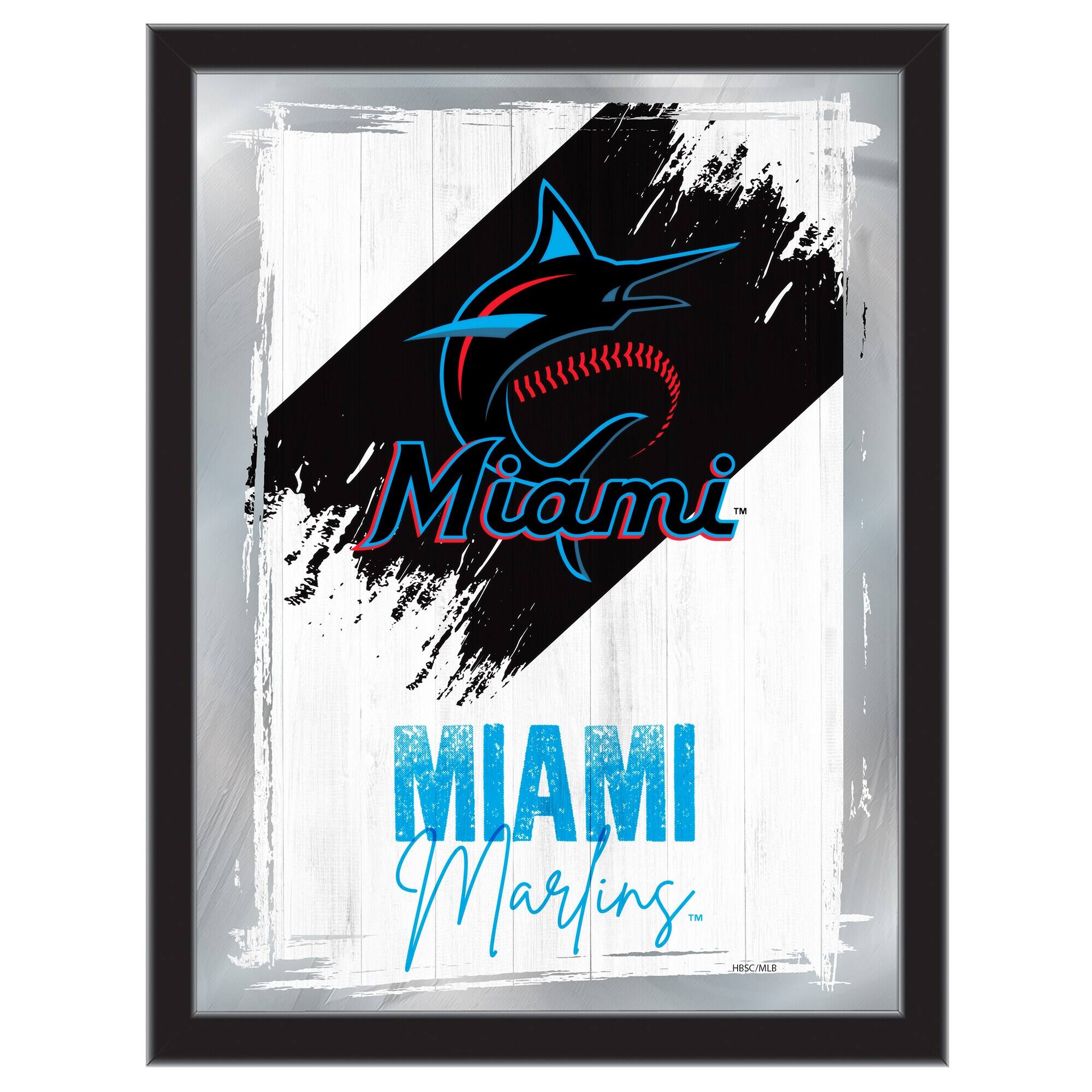 Miami Marlins 17 x 22" Wall Mirror