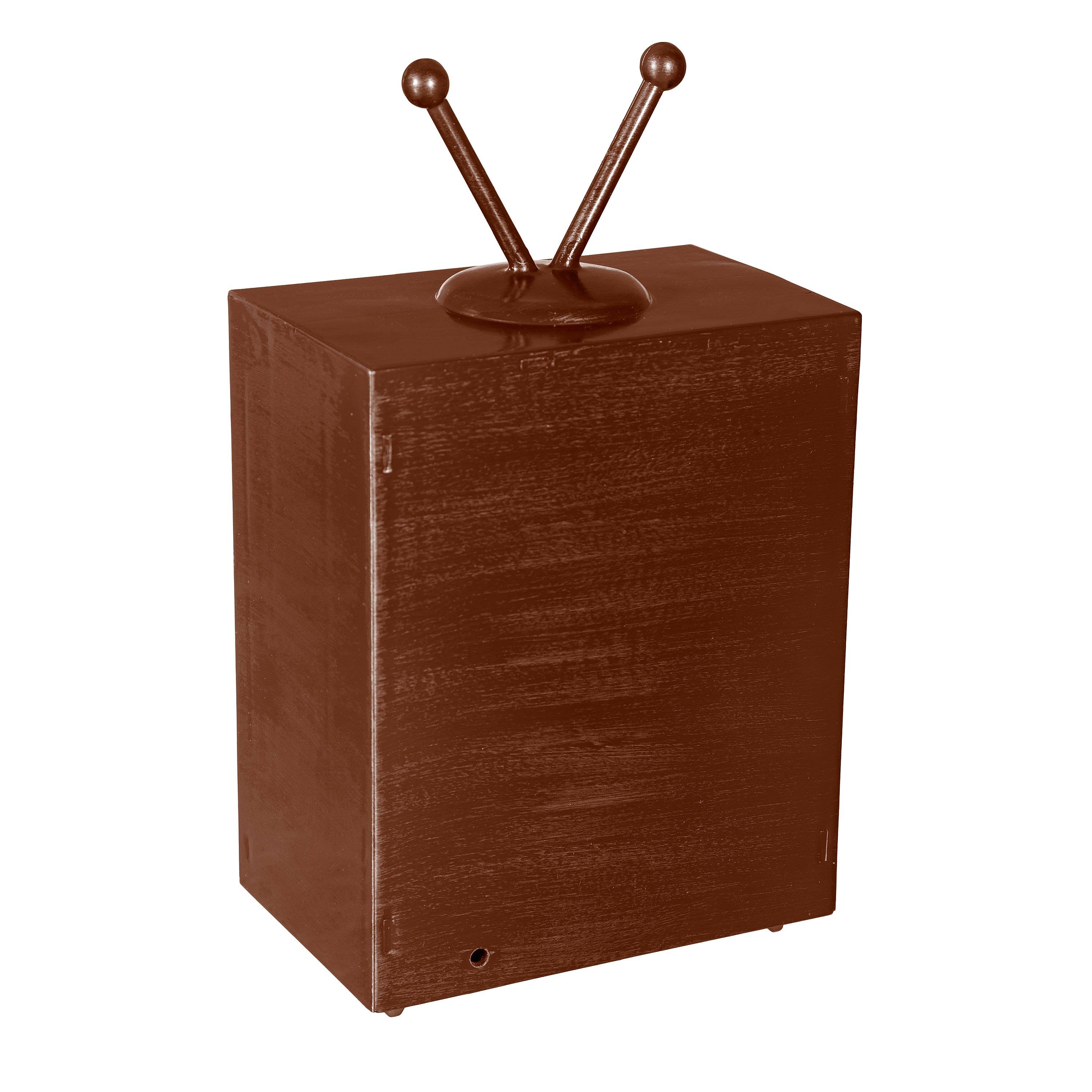 Alt View 2. Evergreen Enterprises - Chicago Cubs 8" Vintage TV Water Globe Lantern with Mascot - Brown.