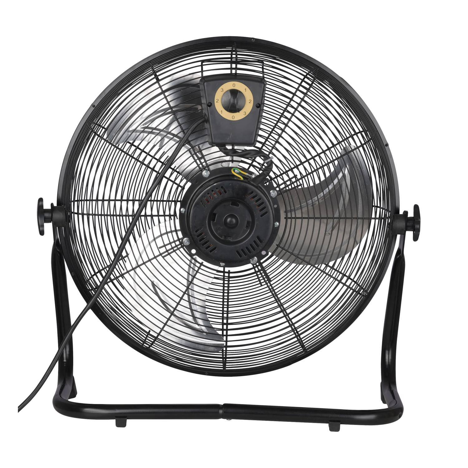 Angle. Perfect Aire - Perfect Aire 21.25 in. H X 18 in. D 3 speed High Velocity Floor Fan.