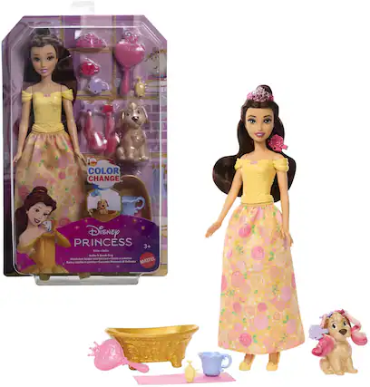 COLOR CHANGE
Disney PRINCESS
3+
Belle, Bella
Bathie capilla al pietro - Cucio Momenti di Bellezza
MATTEL
