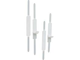 Officemate - Folder Fasteners, Matte 100/Box - Silver