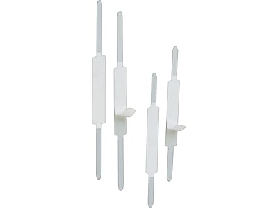 Front. Officemate - Folder Fasteners, Matte Silver, 100/Box - Silver.