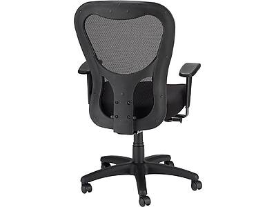 Alt View 2. Tempur-Pedic - Tempur-Pedic Ergonomic Mesh Swivel Task Chair, Black (TP9000) - Black.