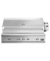 DCS by Fisher & Paykel - 48" Series 9 Grill Non Rotisserie, Natural Gas - Stainless Steel - Angle_Zoom