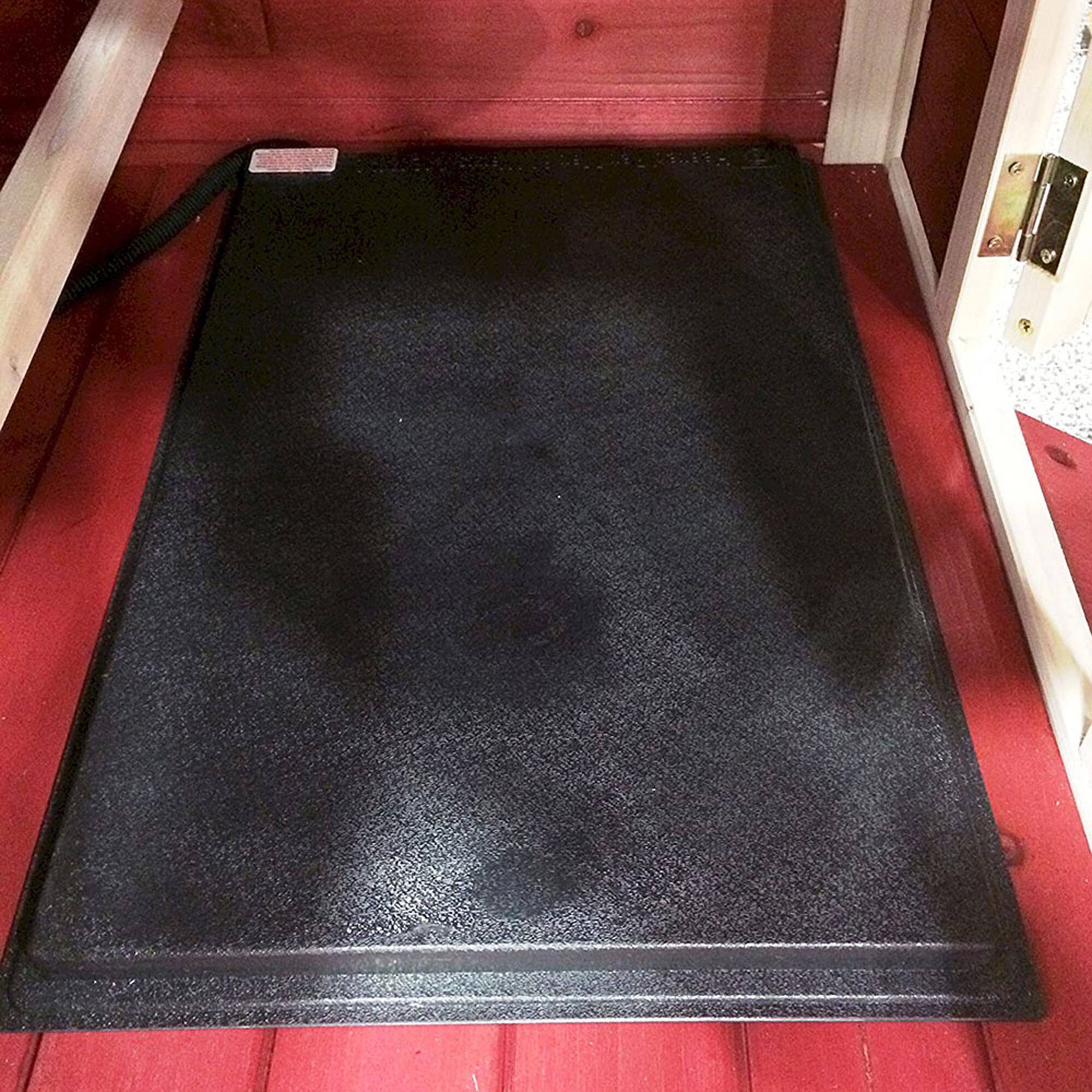 Alt View 10. Farm Innovators - Farm Innovators 19 x 13 In Heated Chicken Mat for Coops & Nesting Areas (2 Pack) - Black.