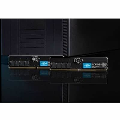 Crucial Micron 16GB (2 x 8GB) DDR5 SDRAM Memory Kit For Desktop PC Crucial Micron 16GB (2 x 8GB) DDR5 SDRAM Memory Kit For Desktop PC