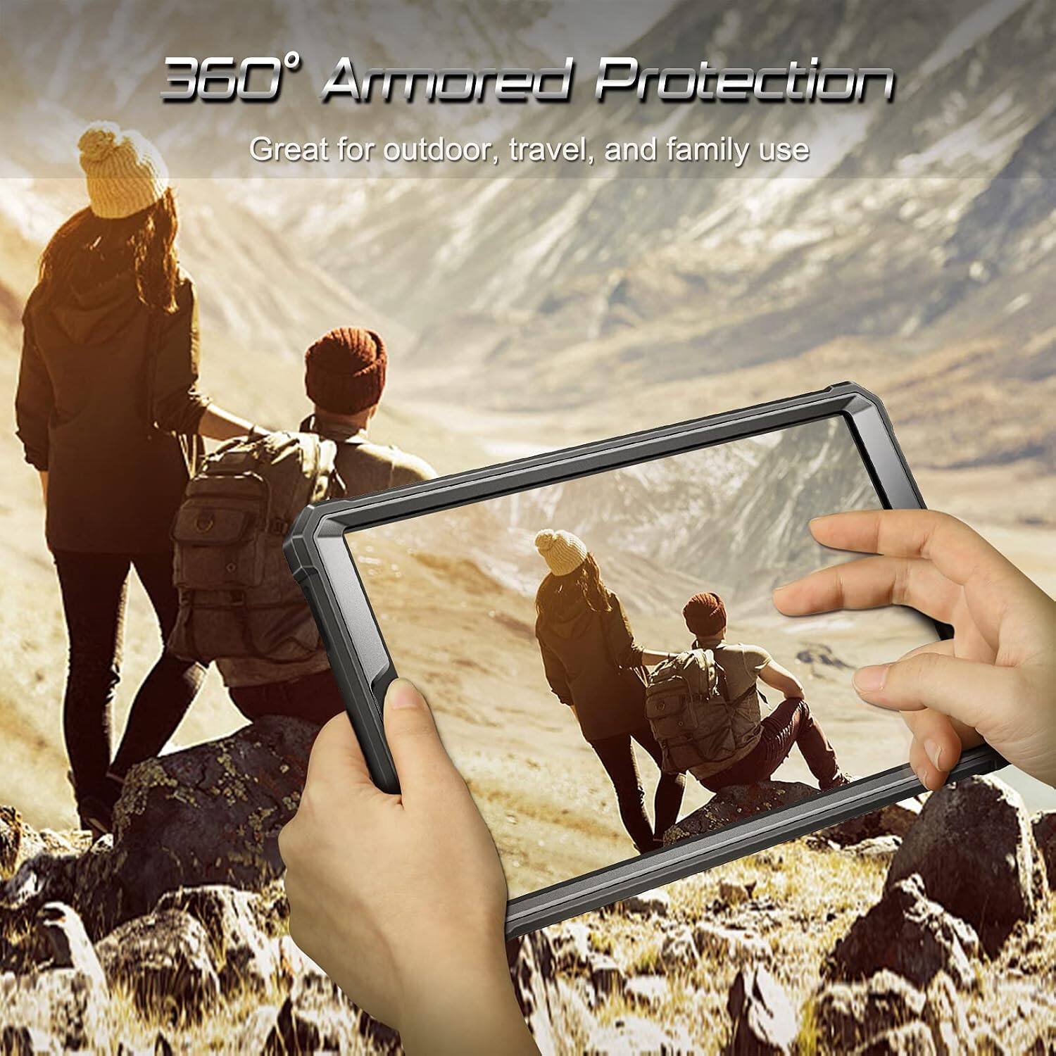 360° Armored Protection  
Great for outdoor, travel, and family use