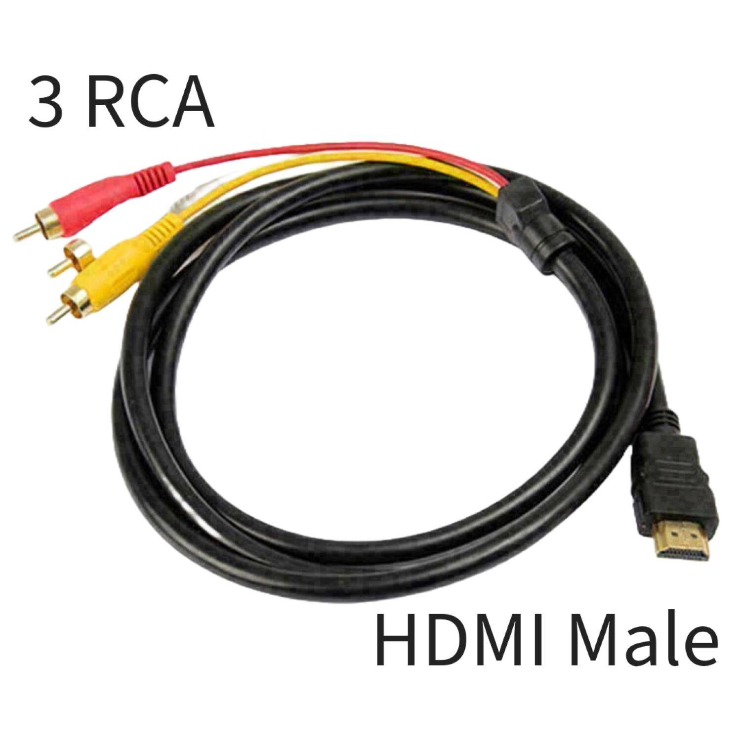 3 RCA  
HDMI Male