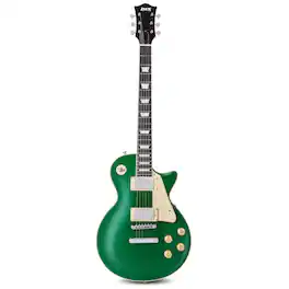 Lyxpro - 39” SB Series Electric Guitar, Solid Body Guitar W/Tone Controls & 3-Way Pickup - Green