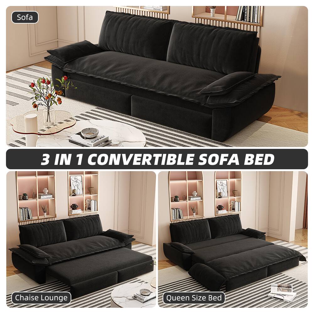 Sofa CHNL 3 IN 1 CONVERTIBLE SOFA BED  
Chaise Lounge  
Queen Size Bed