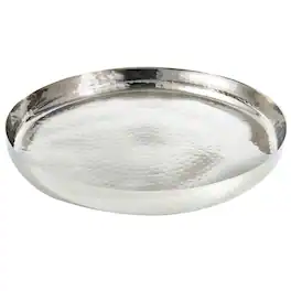 Jiallo - Elegance Africana tray 12.5" diameter - Silver, Multi Color