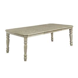 Manhattan Lane - Holcroft Transitional Style Dining Table - Antiqued White