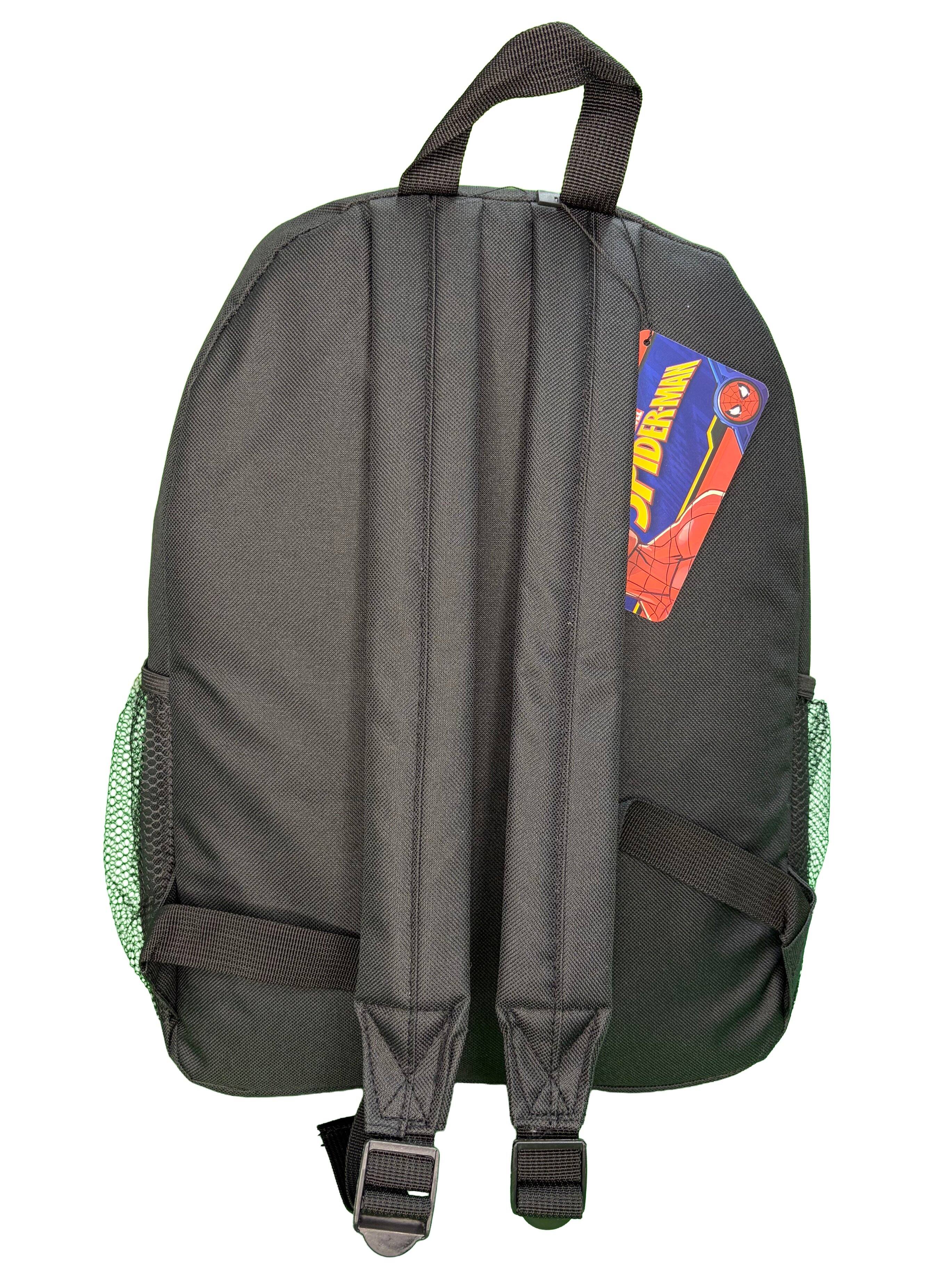 Alt View 4. UPD - Spiderman Friends Miles 16" Backpack with 3 Zipper Pockets - Multicolored.