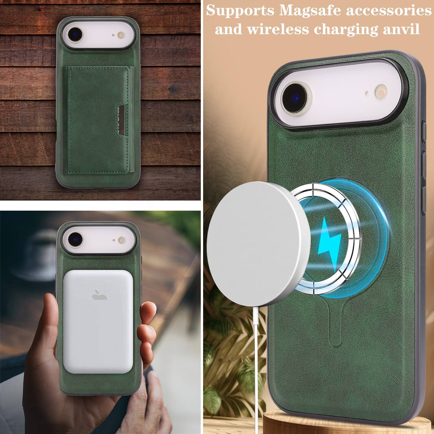 Supports MagSafe accessories and wireless charging anvil