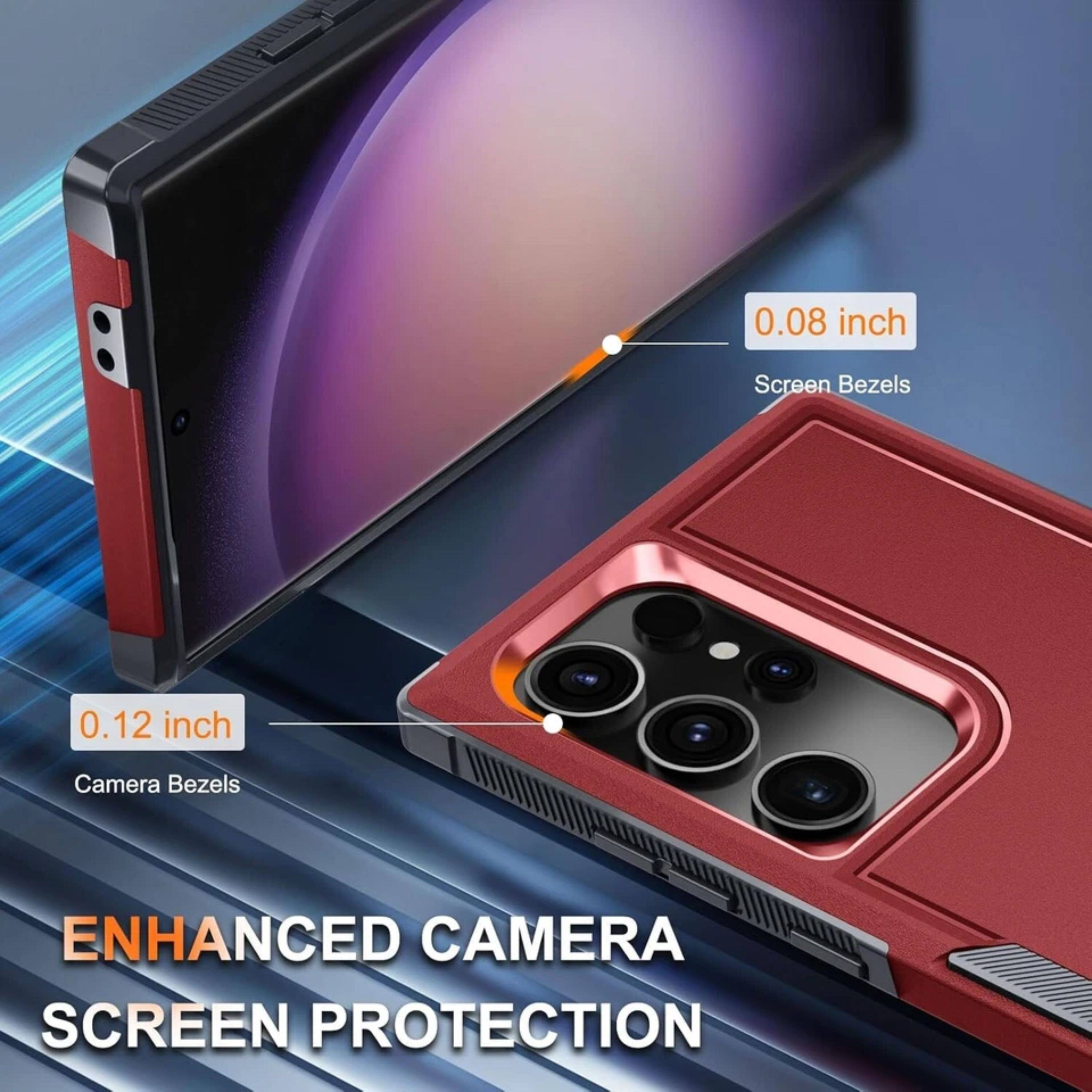 0.08 inch Screen Bezels  
0.12 inch Camera Bezels  
ENHANCED CAMERA SCREEN PROTECTION