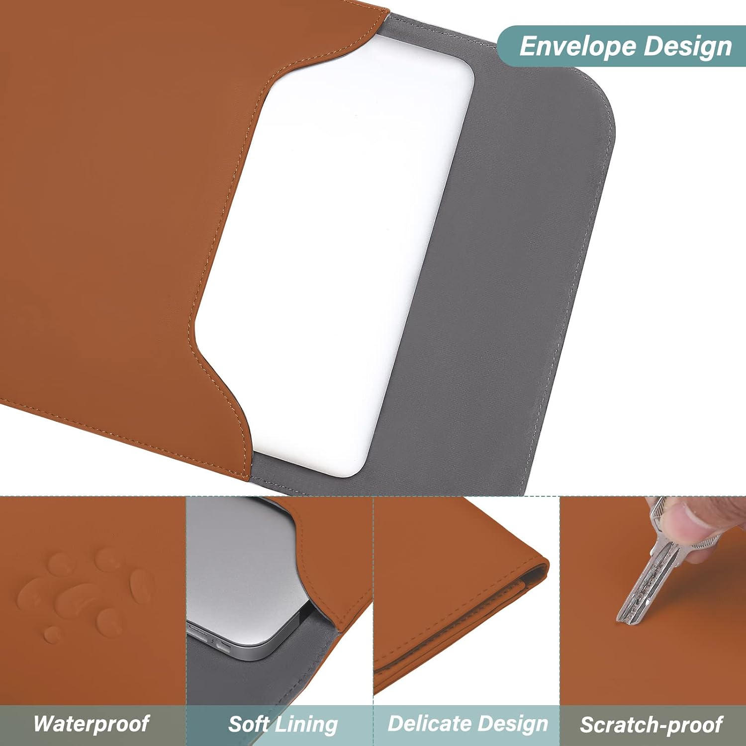 Envelope Design Waterproof Soft Lining Delicate Design Scratch-proof