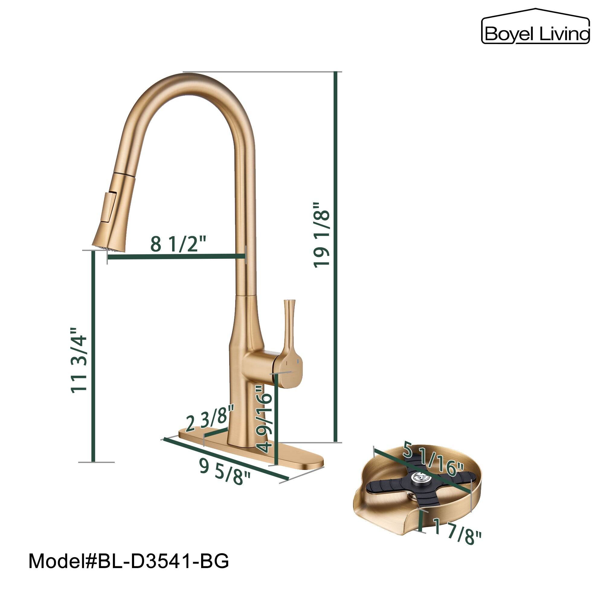 Boyel Living Model#BL-D3541-BG 11 3/4" 8 1/2" 19 3/4" 2 3/8" 9 5/8" 5 1/16" 4 9/16" 1 17/8"