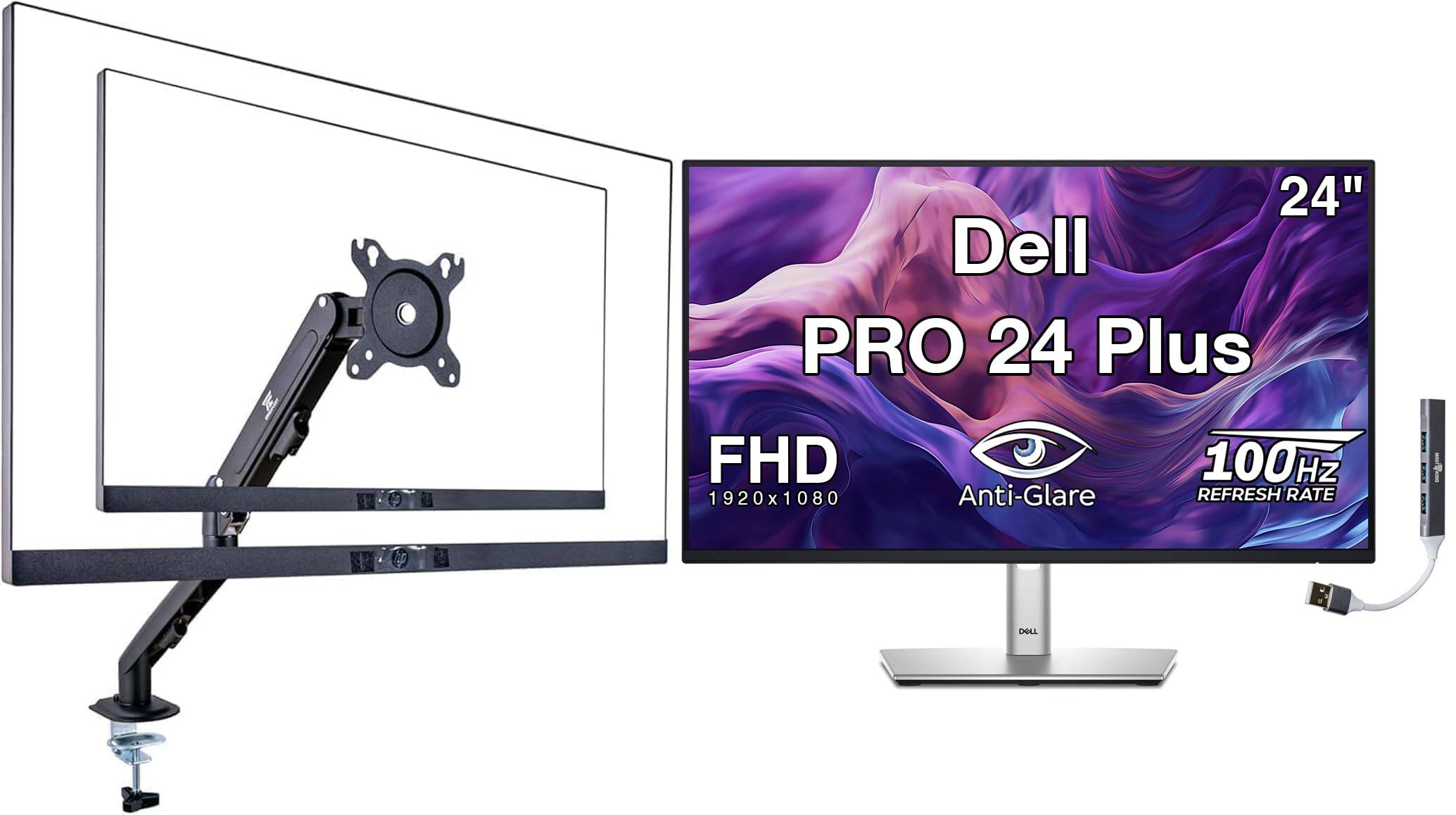 24" Dell PRO 24 Plus FHD 1920x1080 x Anti-Glare 100Hz REFRESH RATE