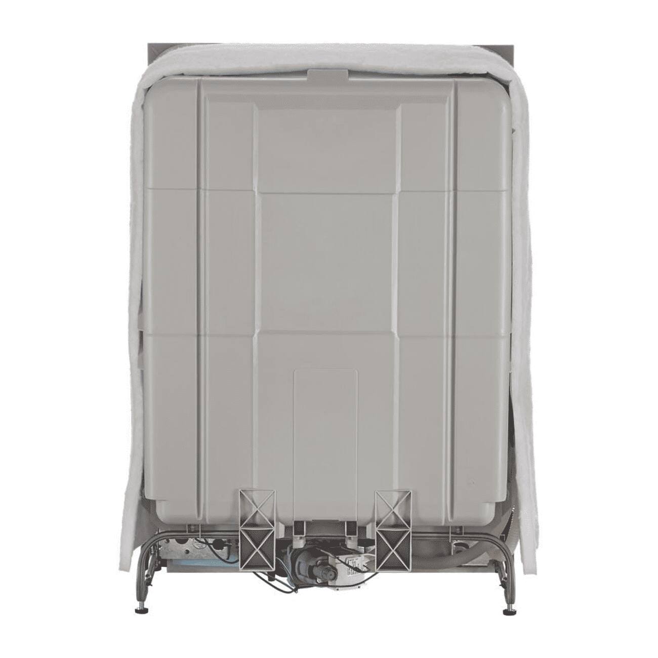 Back. Whirlpool - 24 inch Front Control Built-In Dishwasher with Boost Cycle and 57 dBA - Stainless Steel.