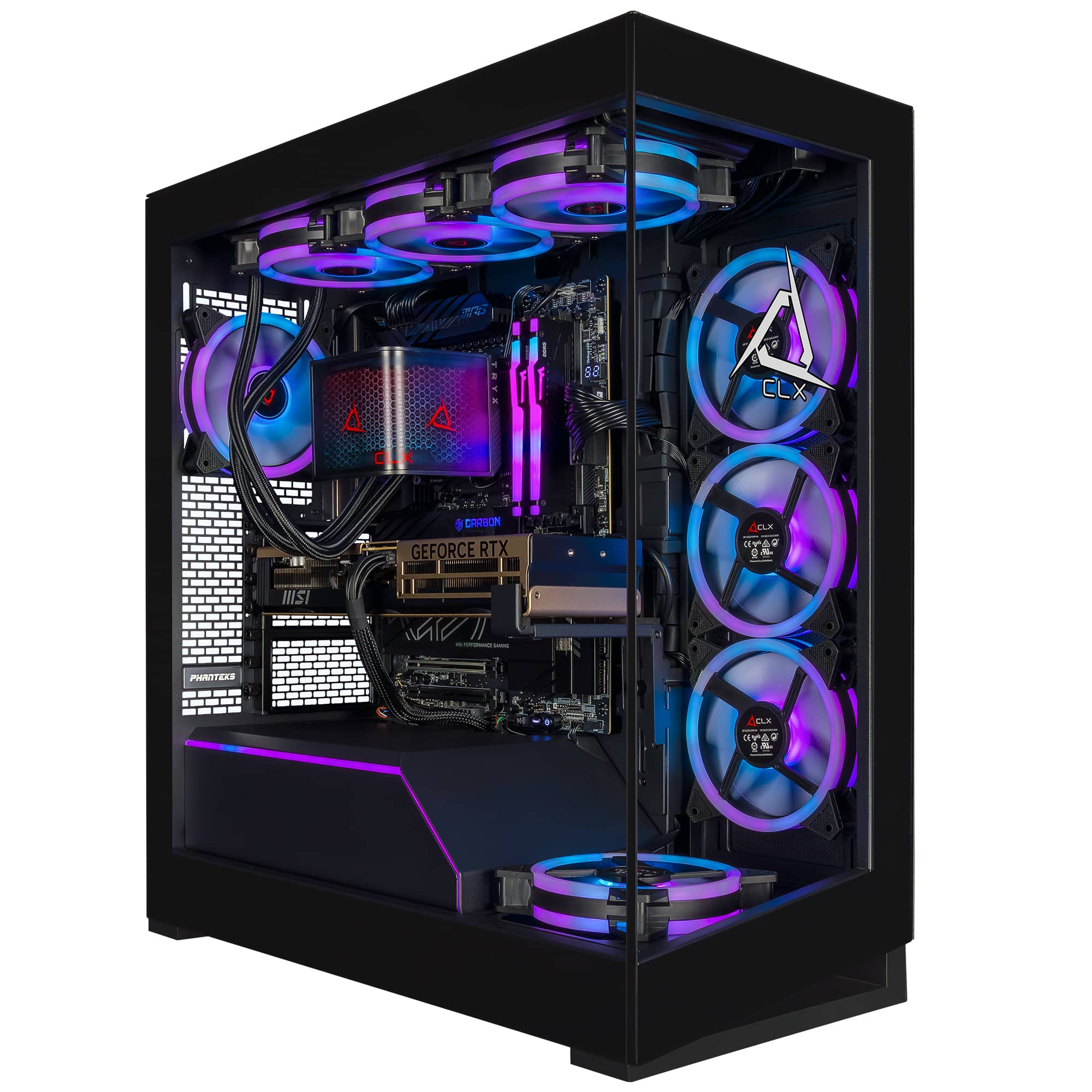 CLX Horus Gaming Desktop AMD Ryzen 9 9950X3D w/Tryx Panorama 96GB