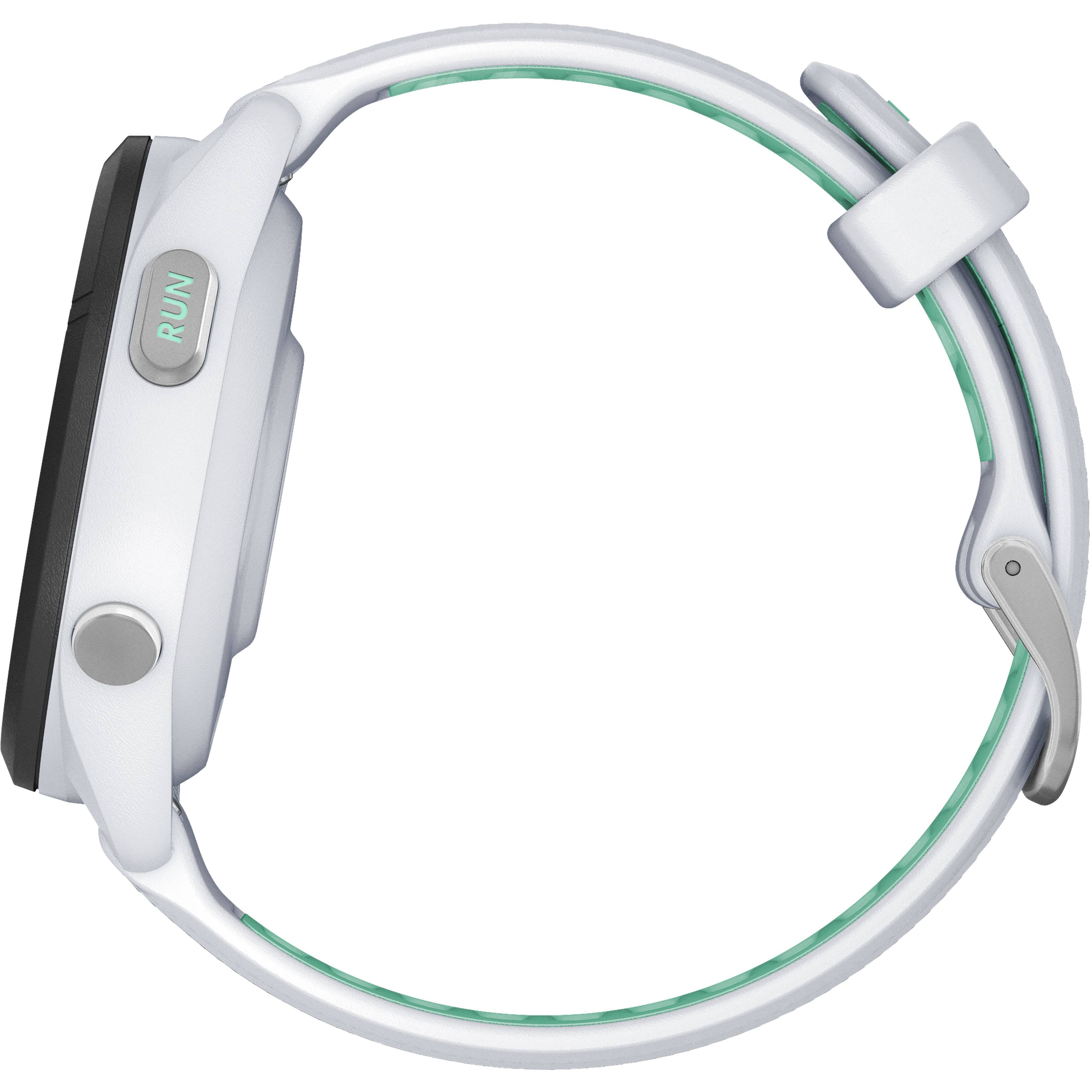 Alt View 2. Garmin - Forerunner 265S GPS Smartwatch 42 mm Fiber-reinforced polymer - Black/Whitestone.