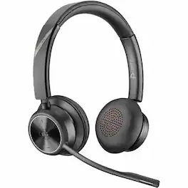HP - Poly Savi 7320 Stereo Microsoft Teams Certified DECT 1920-1930 MHz Top - Microsoft Teams Certification - Stereo - Black