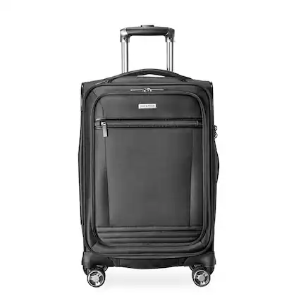 Front. Ricardo Beverly Hills - Avalon Softside Carry-On, Black - Black.