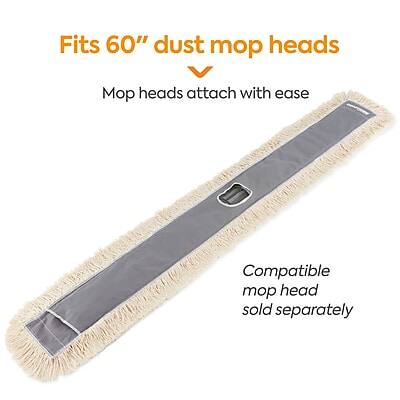 Fits 60" dust mop heads  
Mop heads attach with ease  
Compatible mop head sold separately