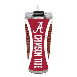 Great American Products - Alabama Crimson Tide 32oz. Big Slim Game Ball Travel Tumbler - Brown