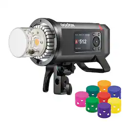 Godox - AD600ProII All-In-One Outdoor Flash Bundle with FlexiGels Vivid Pack