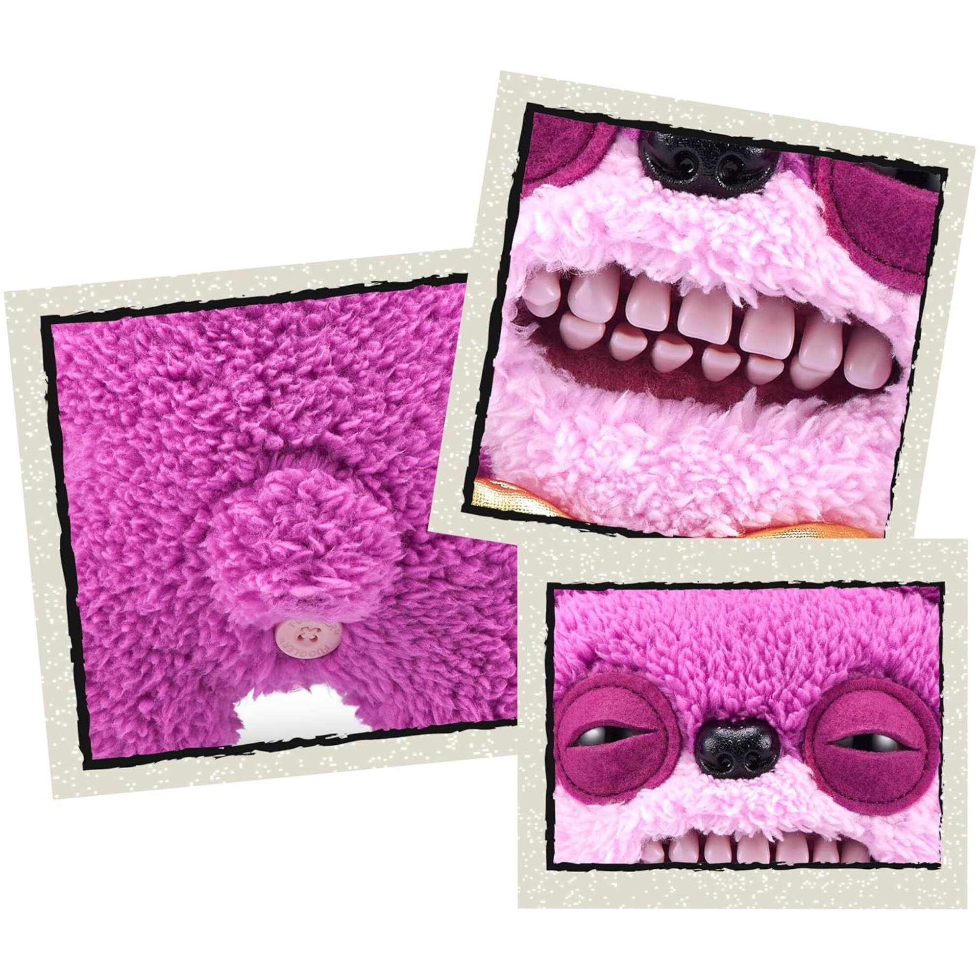 Alt View 4. Fuggler - Fuggler Gold Fuggs by ZURU Funny Ugly Monster, Plush, Collectible, Toy (Teddy Bear Nightmare - Heart) - Assorted Pre-Pack.