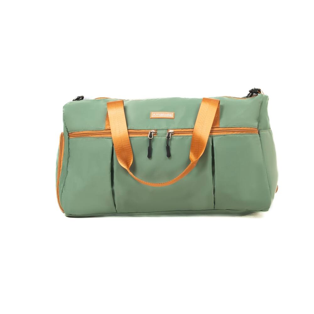 Alt View 3. Ropilly - Ropilly 8-piece luggage set Hard Case Spinner Wheels ABS TSA Lock Carry On Green - Green.