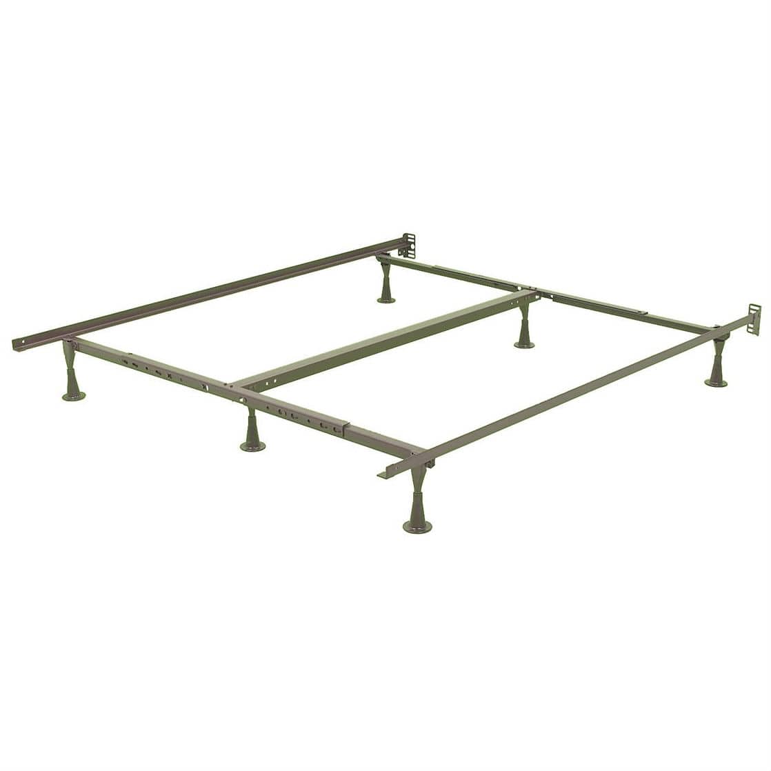Hivvago California King Metal Bed Frame with Wide Glide Legs