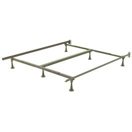 Hivvago - California King Metal Bed Frame with Wide Glide Legs and Headboard Brackets - Copper