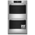 KitchenAid - 30" Smart Built-In Electric Double Wall Oven with Assisted Cooking Modes - Stainless Steel