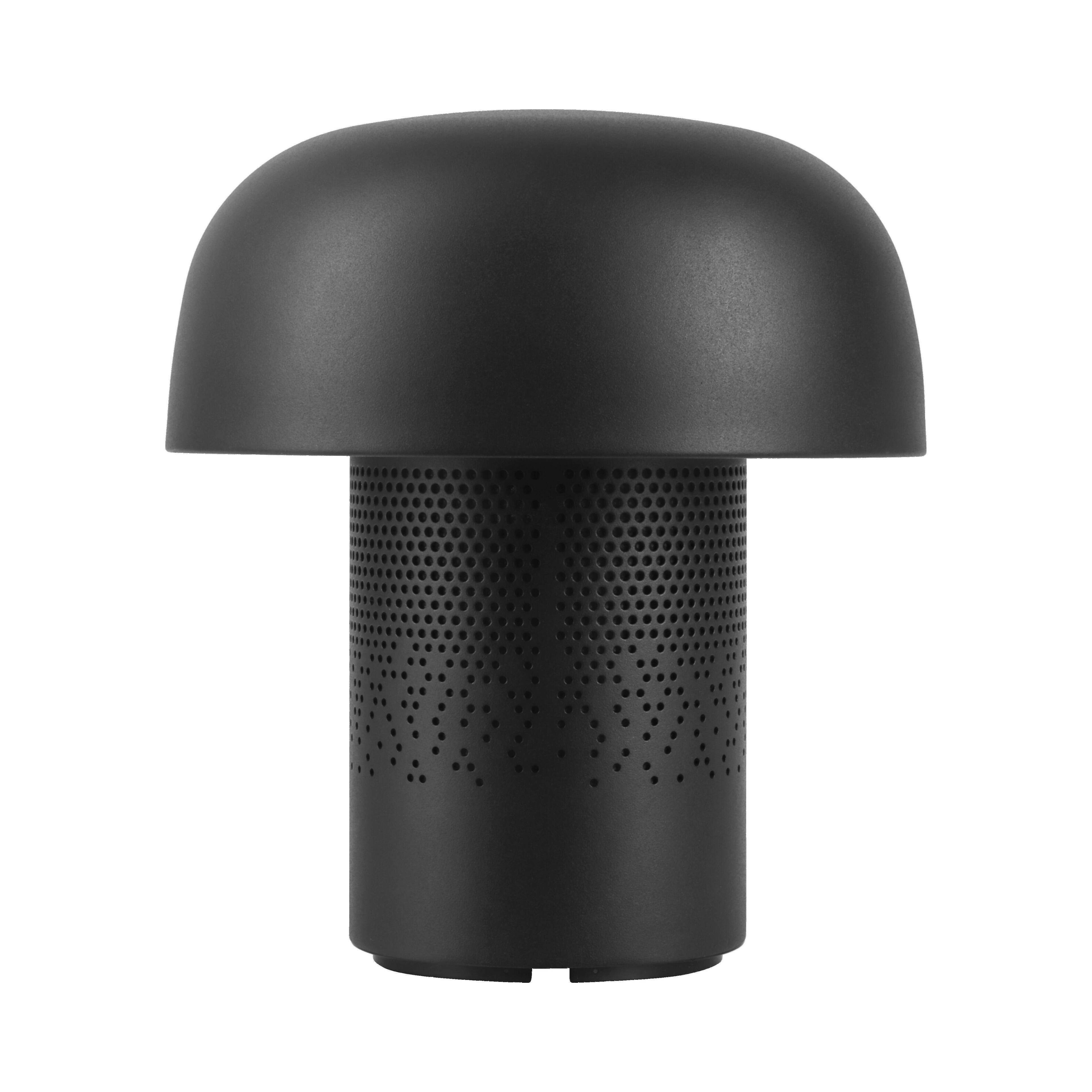 Alt View 7. Kooduu - Sensa Play- Black Lamp, Cordless rechargeable indoor/outdoor speaker Lamp, Sound by JBL.