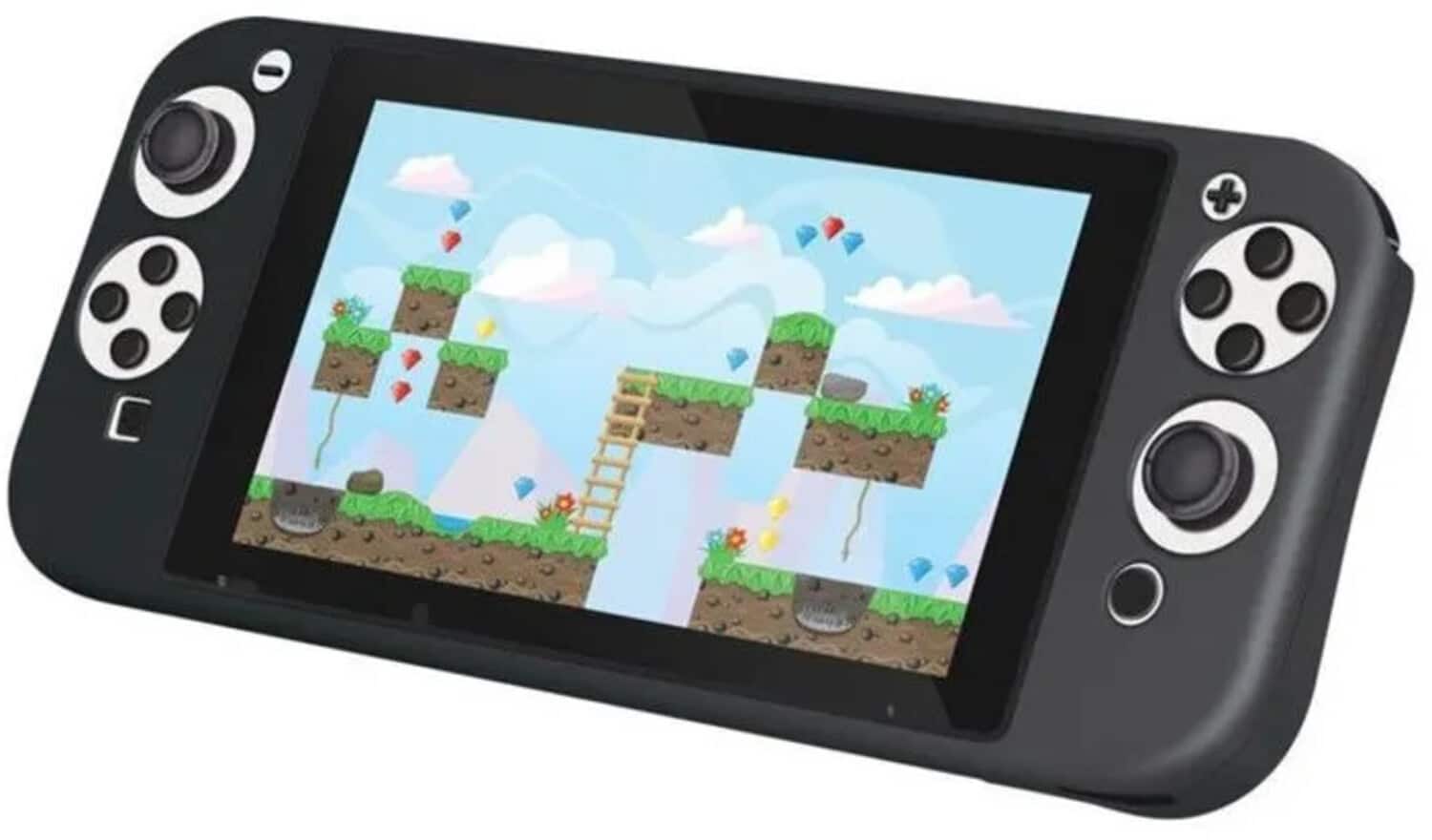 dreamGEAR - OLED Comfort Grip - Black - Multicolor