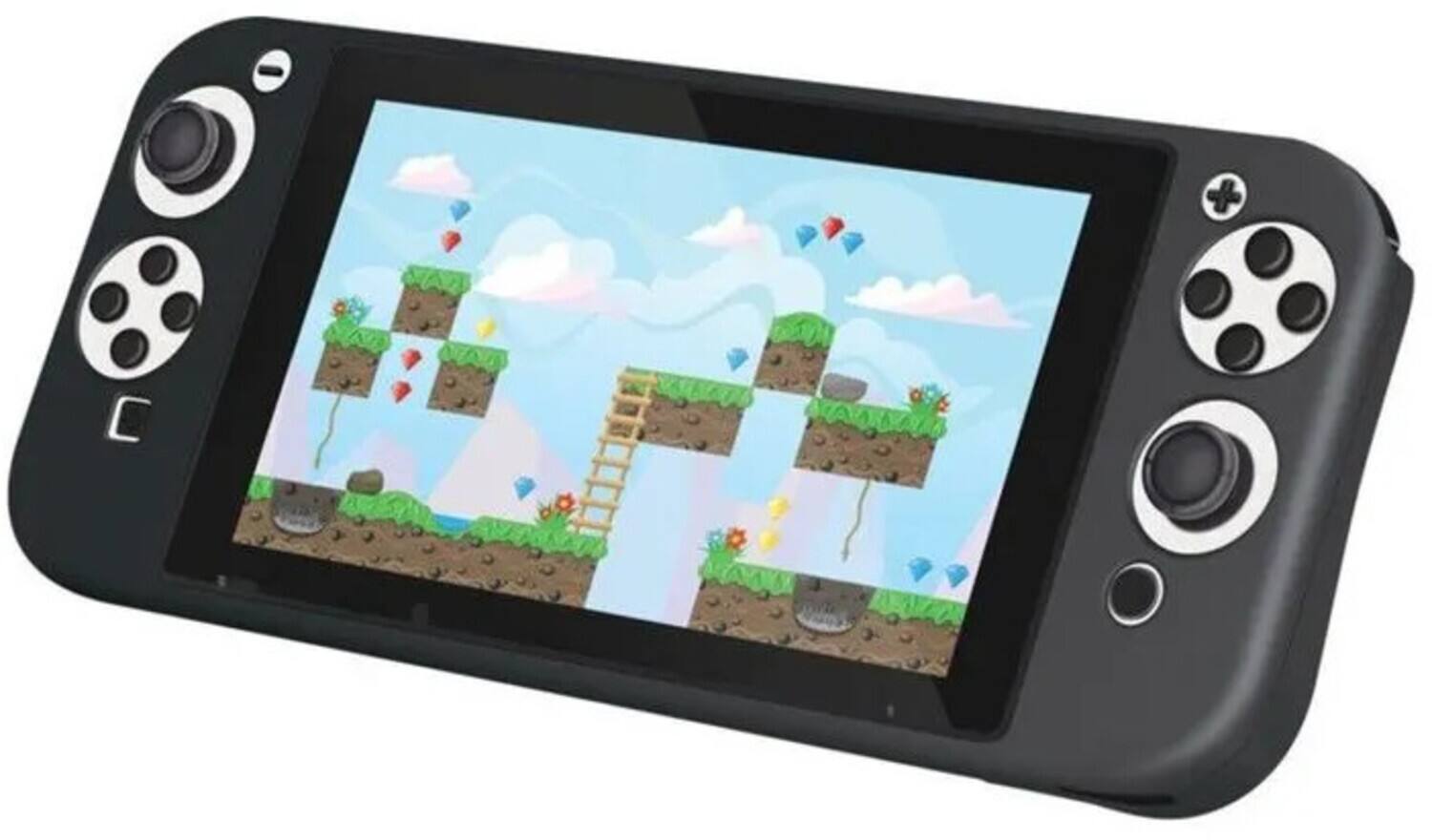 dreamGEAR - OLED Comfort Grip - Black - Multicolor