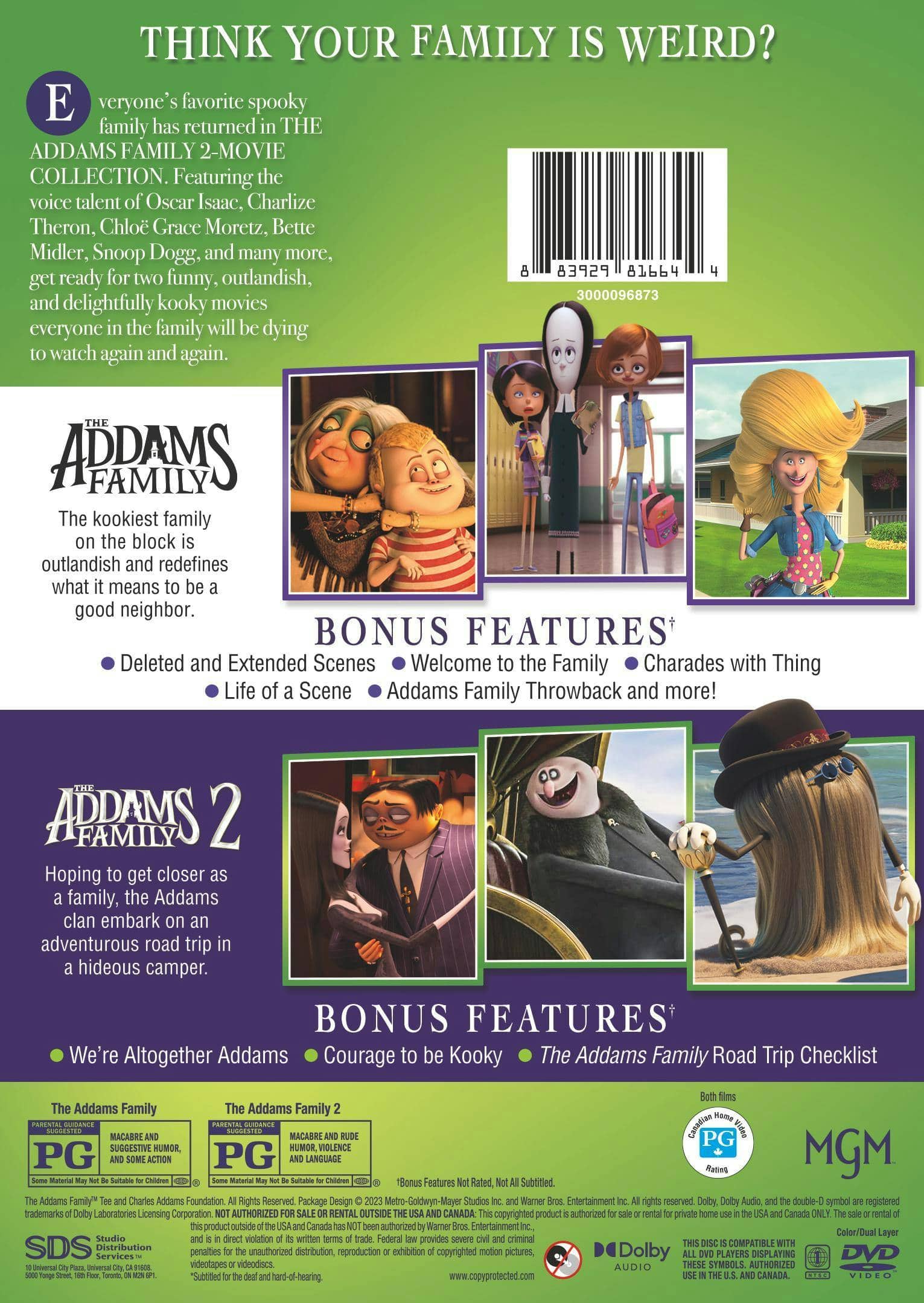 The Addams Family: 2 movie Collection [DVD] [Standard] - Best Buy