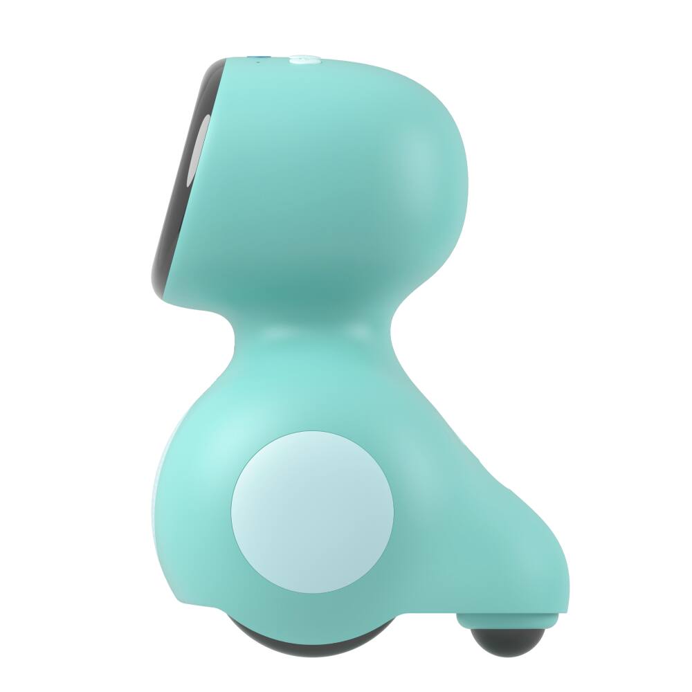 Left. Miko - Miko Mini: AI Robot for Kids with 30-Day Miko Max|Voice Play, STEAM Activities, Games & Stories| Gift Ages 5–10|Blue - Blue.