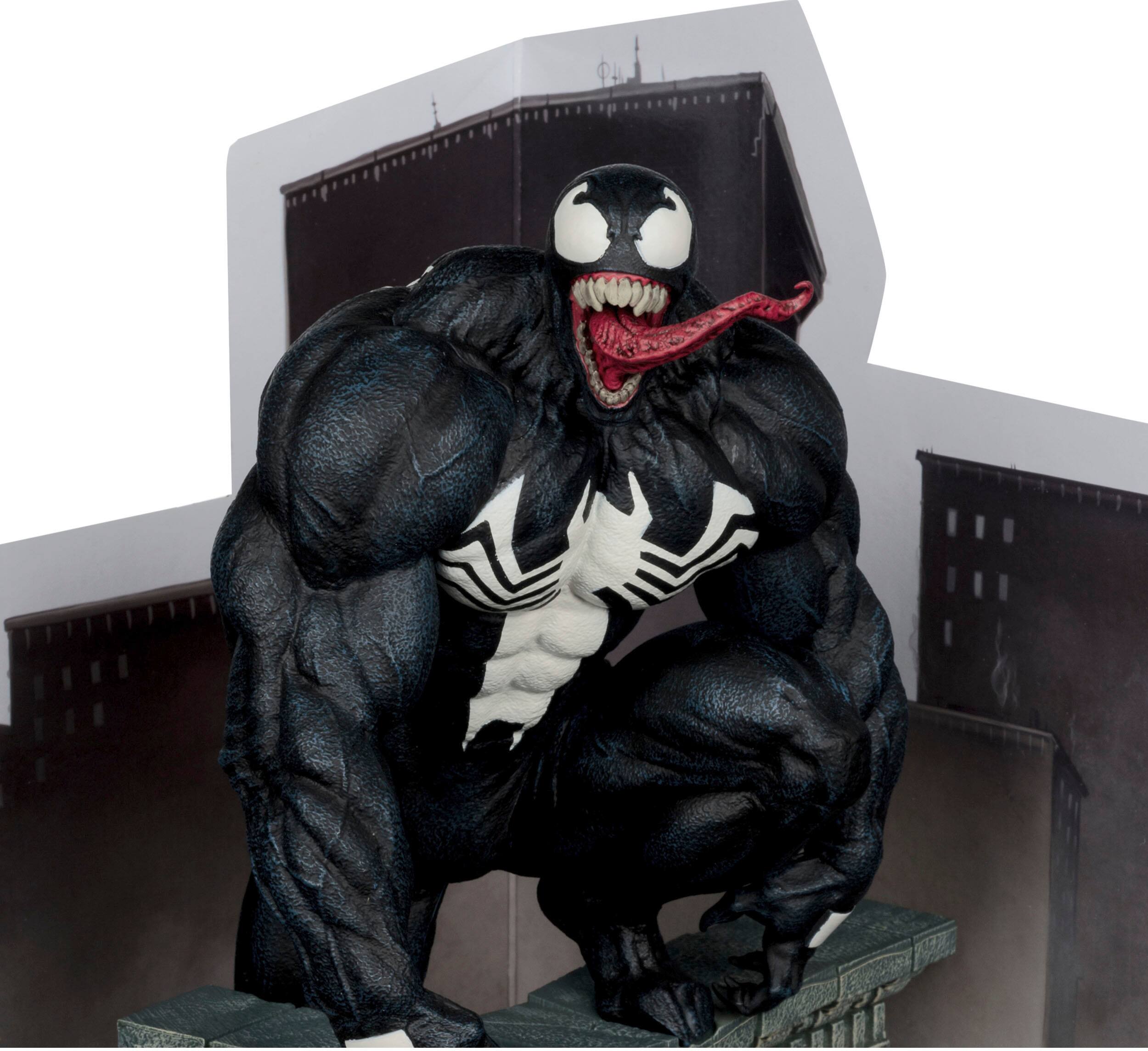 Alt View 2. McFarlane Toys - Marvel Venom 1:6th Scale Collectible with Scene & Comic (Venom #5) 11.3" Figure.