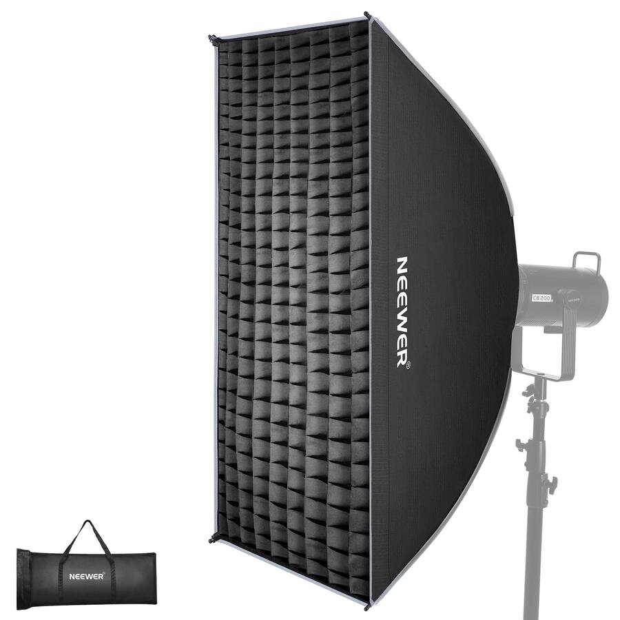 Kit Illuminazione Stroboscopica Neewer 400W – 2 Flash Con Softbox, Supporti E Telecomando RT-16
